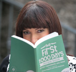 Woman reading a book